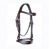 FSS Freeform Monocrown Hunter Worker Show Bridle Cut Away Sides Flat Noseband