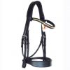 FSS Freeform Monocrown Padded Hunter Worker Show Bridle Cut Away Sides Flat Noseband CLENCHER Browband