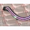 FSS Glimmer Fuchsia Hot Pink Swarovski Crystal Bling Curve Browband