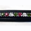 FSS Christmas DAZZLE 6mm Crystal CLEAR SIAM RED EMERALD GREEN Bling Browband
