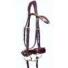 FSS Kambarbay Golden Brown Bling Crystals Freeway Anatomical Bridle