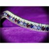 FSS Shimmer REGENCY PURPLE Tanzanite Violet Lilac Amethyst Plum Crystal Bling Curve V Browband