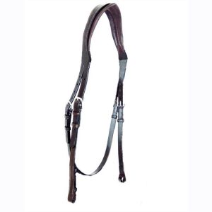 FSS FREEWAY Monocrown CUT BACK from Poll Comfort Padded Shaped ANATOMICAL Headpiece - 2x Strap - 5/8" cheek